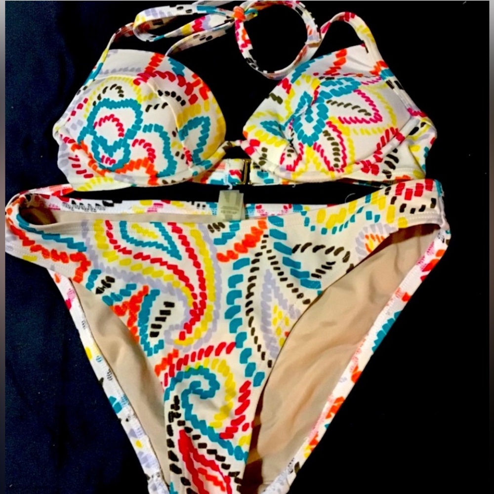“VICTORIA’S SECRET” MULTI-COLOR BIKINI SET  👙 SIZE XS